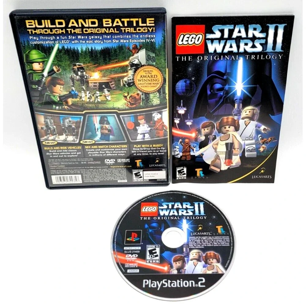 LEGO STAR WARS II THE ORIGINAL‎ TRILOGY CIB PS2 COMPLETE IN BOX PLAYSTATION 2